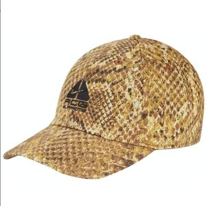 Supreme Nike ACG Denim 6-Panel Cap Hat Gold Snakeskin